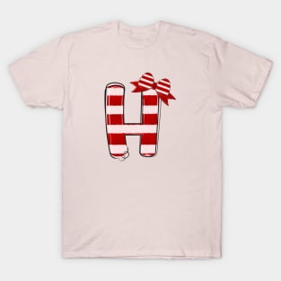 Letter H (Christmas Alphabet) T-Shirt